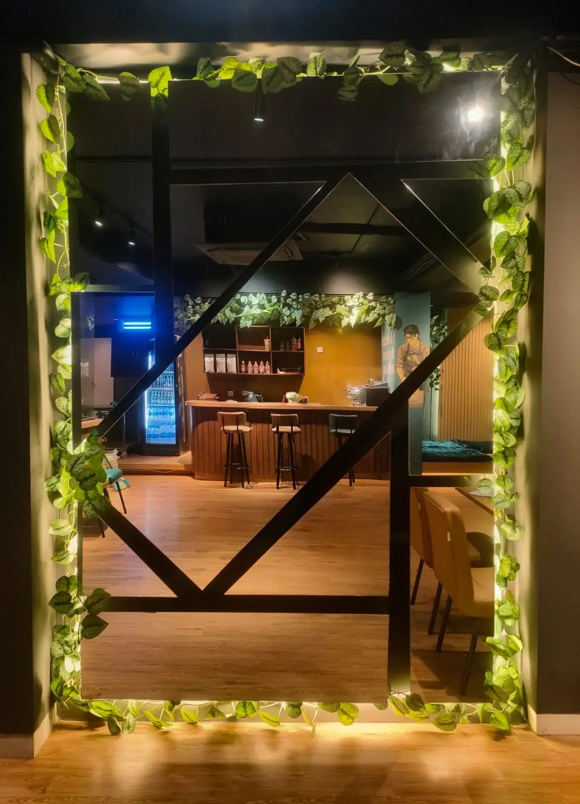 Framed interior view of Jessy's Courtyard